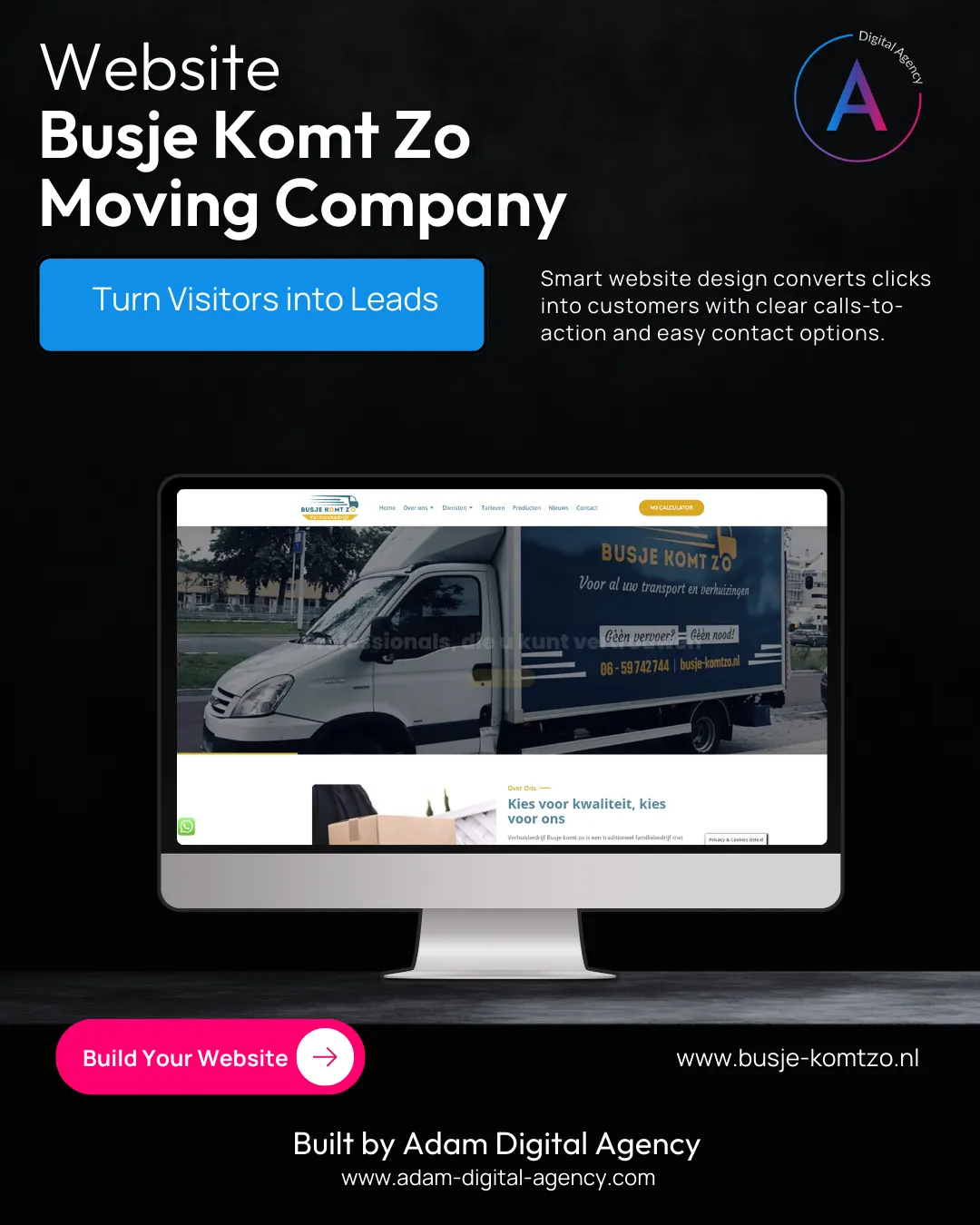 Website - Busje Komt Zo Moving Company
